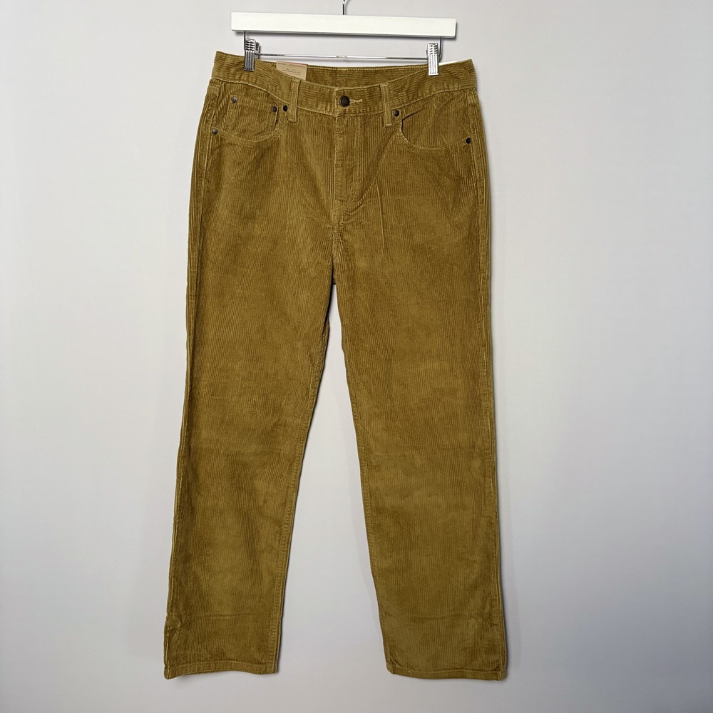 Levi's Low Pro 100% Cotton Women's Brown  Straight Leg Corduroy Pants 31x30